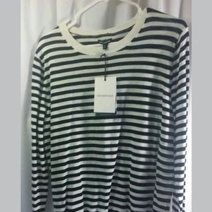 What Not To Wear Striped Long Sleeve Top Size XL